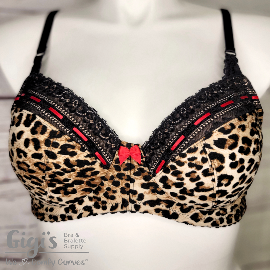 Leopard And Lace Foam Amethyst Bra Gigis Bra Supply 5403