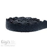 Elastic, Back Band Elastic, Scalloped Edge Plush, per 1 Yard