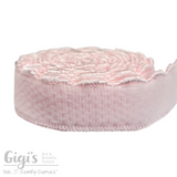 Elastic, Back Band Elastic, Scalloped Edge Plush, per 1 Yard