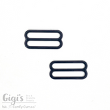 Sliders and Rings, Nylon Coated Metal, 2 Sliders Set