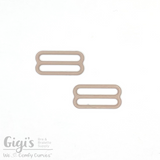 Sliders and Rings, Nylon Coated Metal, 2 Sliders Set