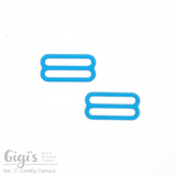 Sliders and Rings, Nylon Coated Metal, 2 Sliders Set