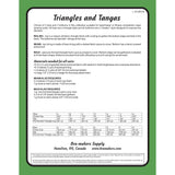 Bra Pattern, Bikini Swimsuit Pattern Triangles and Tangas, Bra-Makers Supply