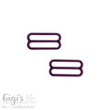 Sliders and Rings, Nylon Coated Metal, 2 Sliders Set