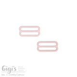 Sliders and Rings, Nylon Coated Metal, 2 Sliders Set