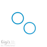 Sliders and Rings, Nylon Coated Metal, 2 Rings Set
