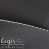 Black, 1/8", Foam, Gigi's Exclusive Luxurious, Cut-and-Sew Foam, per 1/2 yard - Gigi's Bra Supply
