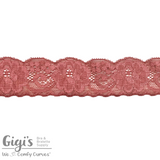 Lace, 1" Floral Stretch Lace Trim