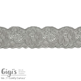 Lace, 1" Floral Stretch Lace Trim