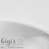 White, 3/16", Foam, Gigi's Exclusive Premium, Cut-and-Sew Foam, per 1/2 yard - Gigi's Bra Supply