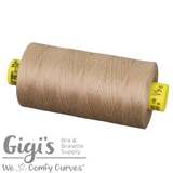 Bra Sewing Thread, Gütermann Mara 120 All Purpose Polyester Thread - Tex 25 – 1,000 Meters, 1,093 Yds.