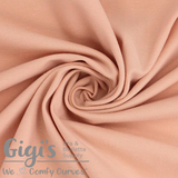 Fabric, Cotton Spandex, Cotton Double Knit Spandex Fabric 1/2 Yard