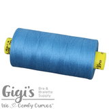Bra Sewing Thread, Gütermann Mara 120 All Purpose Polyester Thread - Tex 25 – 1,000 Meters, 1,093 Yds.