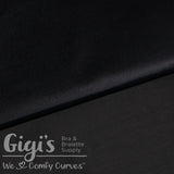 Black, Bra Fabric Kit, Duoplex, Power Net, Bra Making Fabric Kit for all Bra Patterns from Bra Makers Supply - Gigis Bra Supply