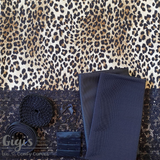 Bra Kit, Leopard and Black Full Kits (Fabric and Findings)