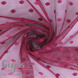 Fabric, Mesh Fabric, Fun Dot Mesh Fabric 1/2 Yard