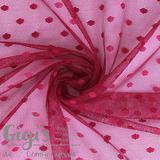 Fabric, Mesh Fabric, Fun Dot Mesh Fabric 1/2 Yard