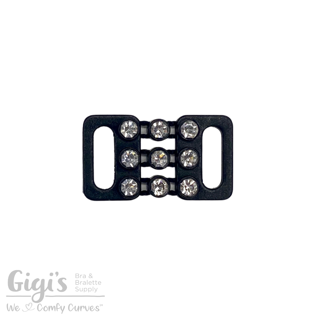 Connectors, Crystal Connectors, Crystal 9-Patch Bra Bridge Connector S ...