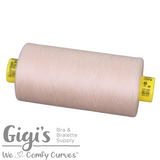 Bra Sewing Thread, Gütermann Mara 120 All Purpose Polyester Thread - Tex 25 – 1,000 Meters, 1,093 Yds.