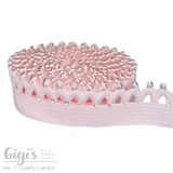 Pink, Elastic, Stretch Trim, 3/8" Crochet Elastic Trim - Gigis Bra Supply