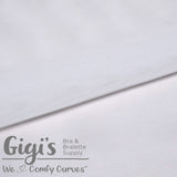 White, Fabric, Bra Fabric, Power Net Power Mesh Stretch Bra Band Fabric, Bra Makers Supply, per 1/2 Yard - Gigis Bra Supply