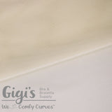 Ivory, Fabric, Bra Fabric, Power Net Power Mesh Stretch Bra Band Fabric, Bra Makers Supply, per 1/2 Yard - Gigis Bra Supply