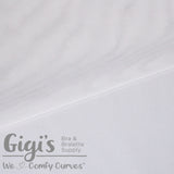 White, Fabric, Bra Fabric, Power Net Power Mesh Stretch Bra Band Fabric, Bra Makers Supply, per 1/2 Yard - Gigis Bra Supply