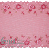 Lace, 12" Rosy Ribbons Rigid Lace, ~12 inch