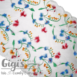 Lace, 11.5" Wildflower Meadows Rigid Lace, ~11.5 inch