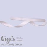 Peach, Ribbon, 3/8", Double Faced Satin Ribbon - Gigi's Bra Supply