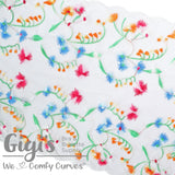 Wildflower Meadow, 11.5", White, Lace, Rigid Lace, per 1 yard - Gigi's Bra Supply