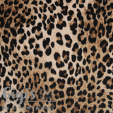 Fabric, Scuba Print Fabric, Leopard Print Scuba Fabric per 1/2 Yard