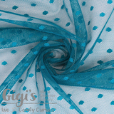 Fabric, Mesh Fabric, Fun Dot Mesh Fabric 1/2 Yard