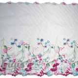 Tulle, Pollinator Blooms Tulle, 9"
