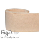 Beige, Waistband Elastic, Plush Waistband Elastic, Sports Bra Elastic - Gigi's Bra Supply