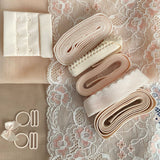 Sheer Bra Kit, Sandy and Coral Full Bra Kit (Fabric, Findings, Lace and Sheer Cup Lining)