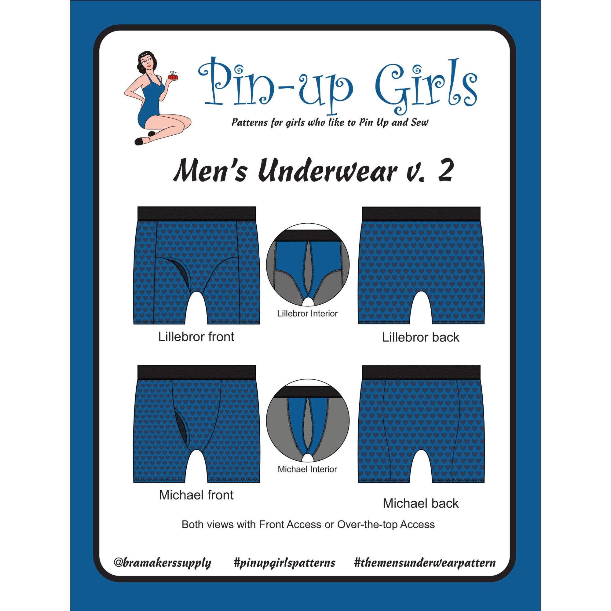 Mens Underwear Pattern, Underwear Pattern for Men, Bra-Makers
