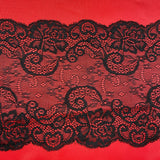 Bra Kit, Red and Lace Trio Full Kit (Fabrics, Findings, Lace and Sheer Cup Lining)