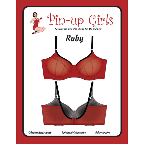 Bra Pattern, Ruby Full Band Bra, Bra-Makers Supply - Gigi's Bra Supply