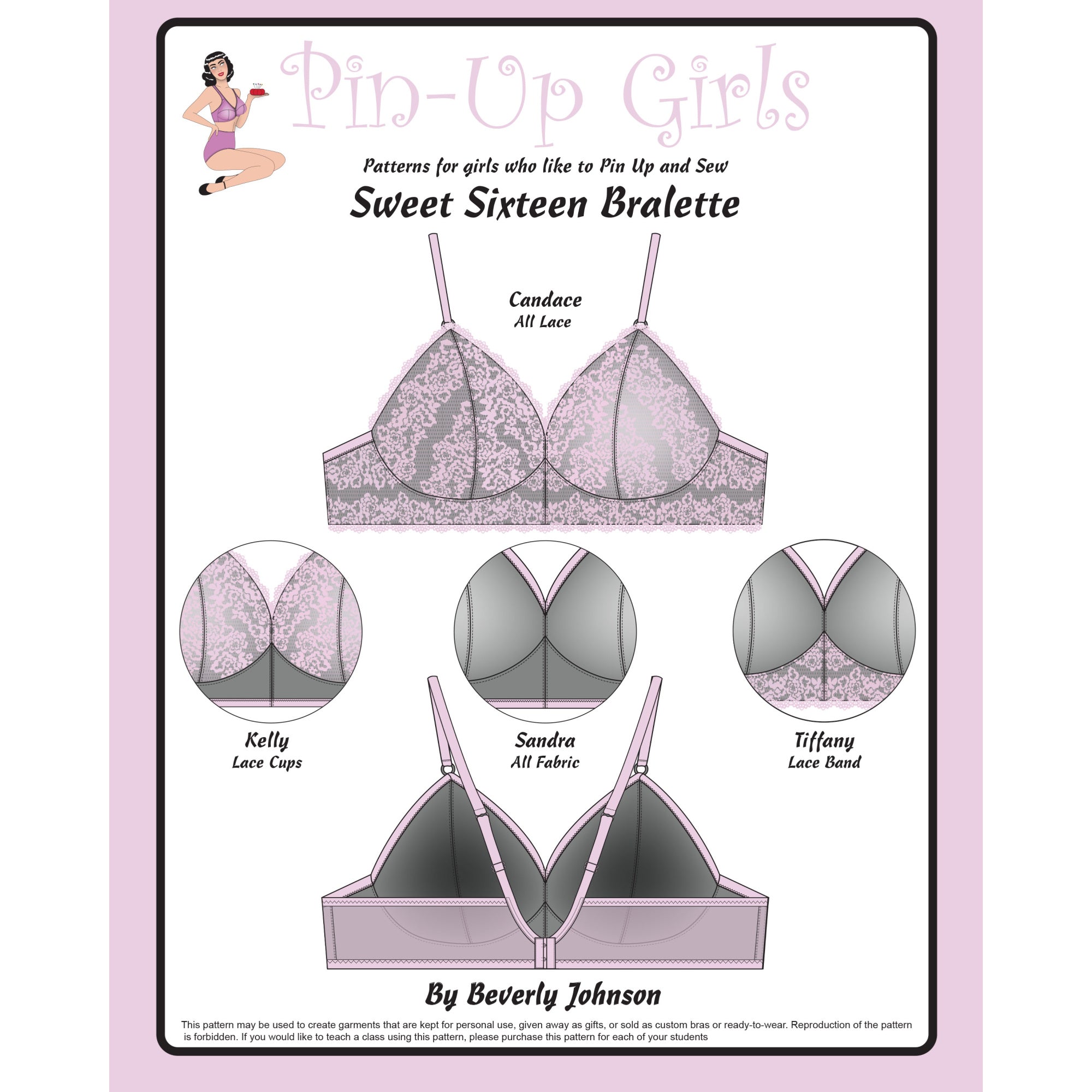 Wildberries Bralette Bundle/Girl PDF Pattern/Sofiona Designs