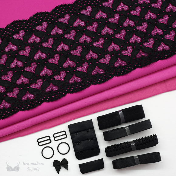 Bra Kit, Sweetheart Full Kit (Fabric and Findings) - Gigi's Bra Supply