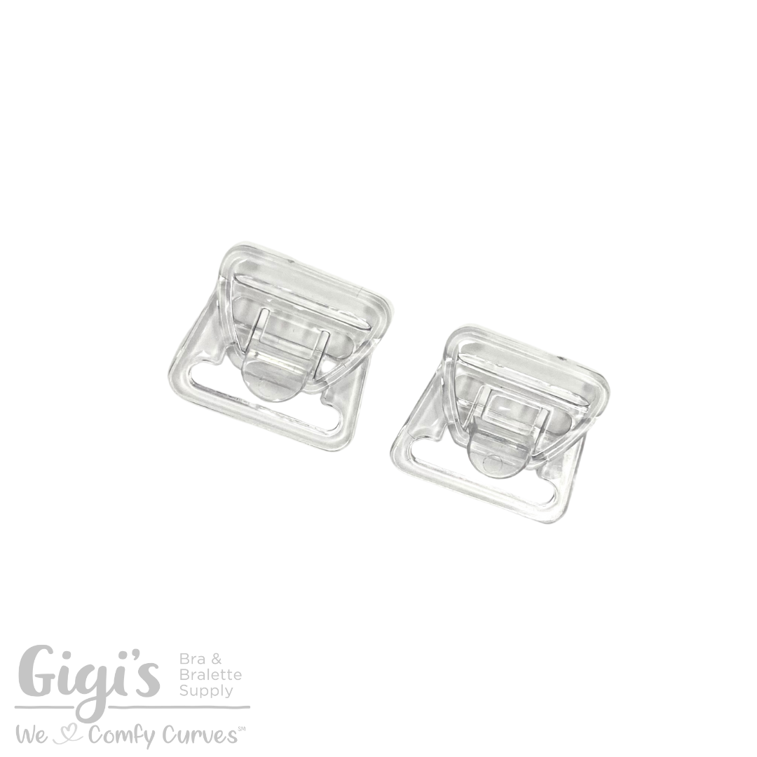 100 Pairs Plastic Hooks Buckles Snaps Nursing Maternity Clips Clasps for  DIY Breastfeeding Bras Camis and Tank Tops 