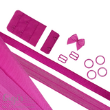 Bra Kit, Fuchsia Full Kit (Fabric and Findings)