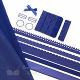 Bra Kit, Navy Full Kit (Fabric and Findings) - Gigi's Bra Supply