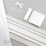 Bra Kit, White Full Kit (Fabric and Findings) - Gigi's Bra Supply